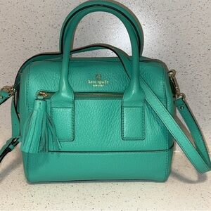 Kate Spade Teal Leather Satchel